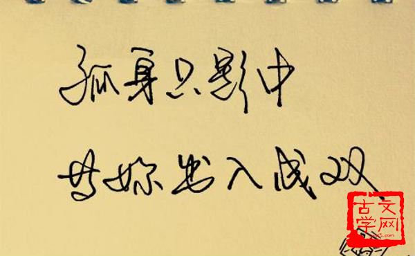 孤身只影